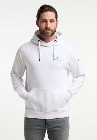 DreiMaster Maritim Sweatshirt 'Kilata' in Weiß: predná strana