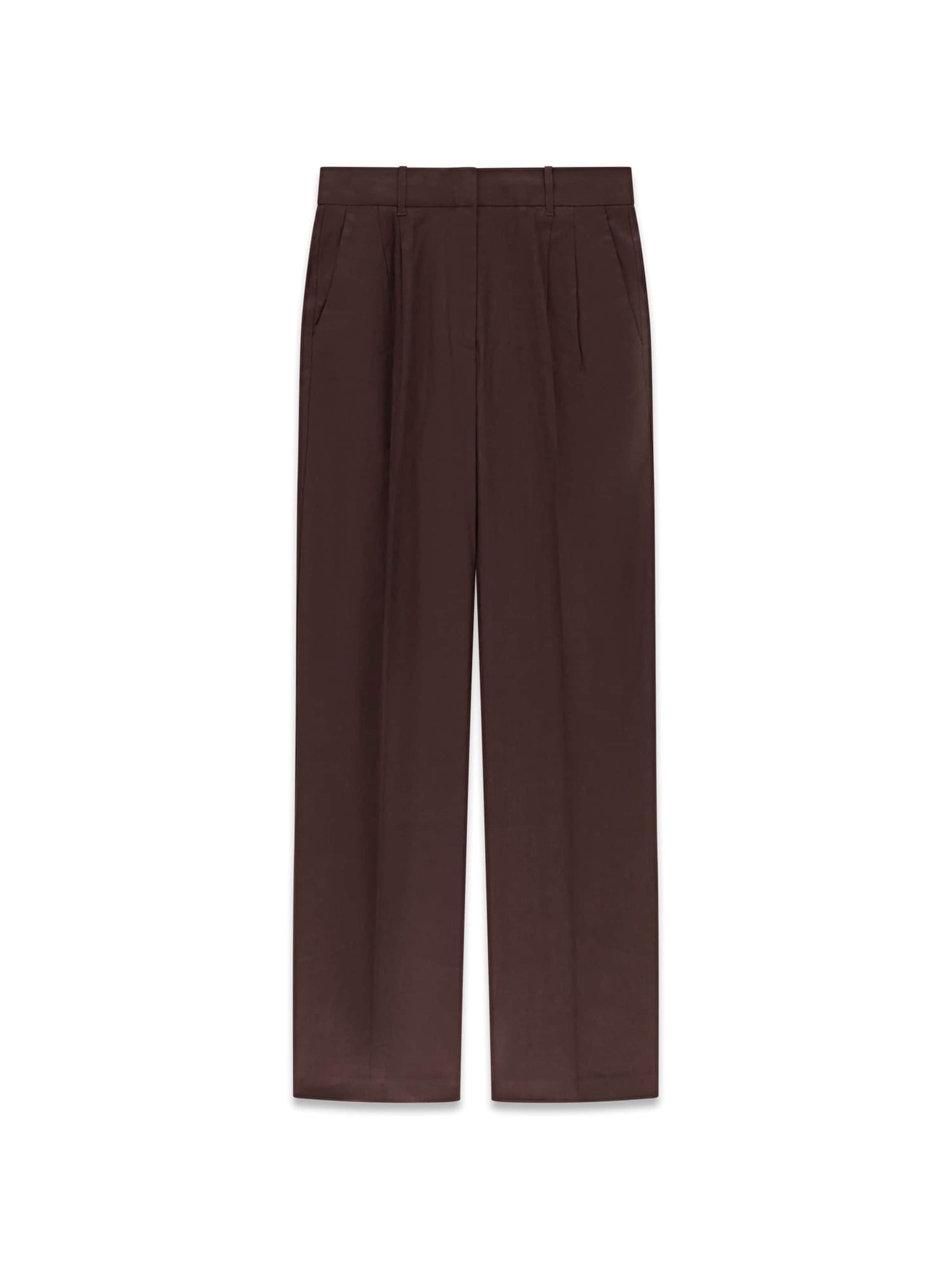 GUESS Regular Pants in Brown: front