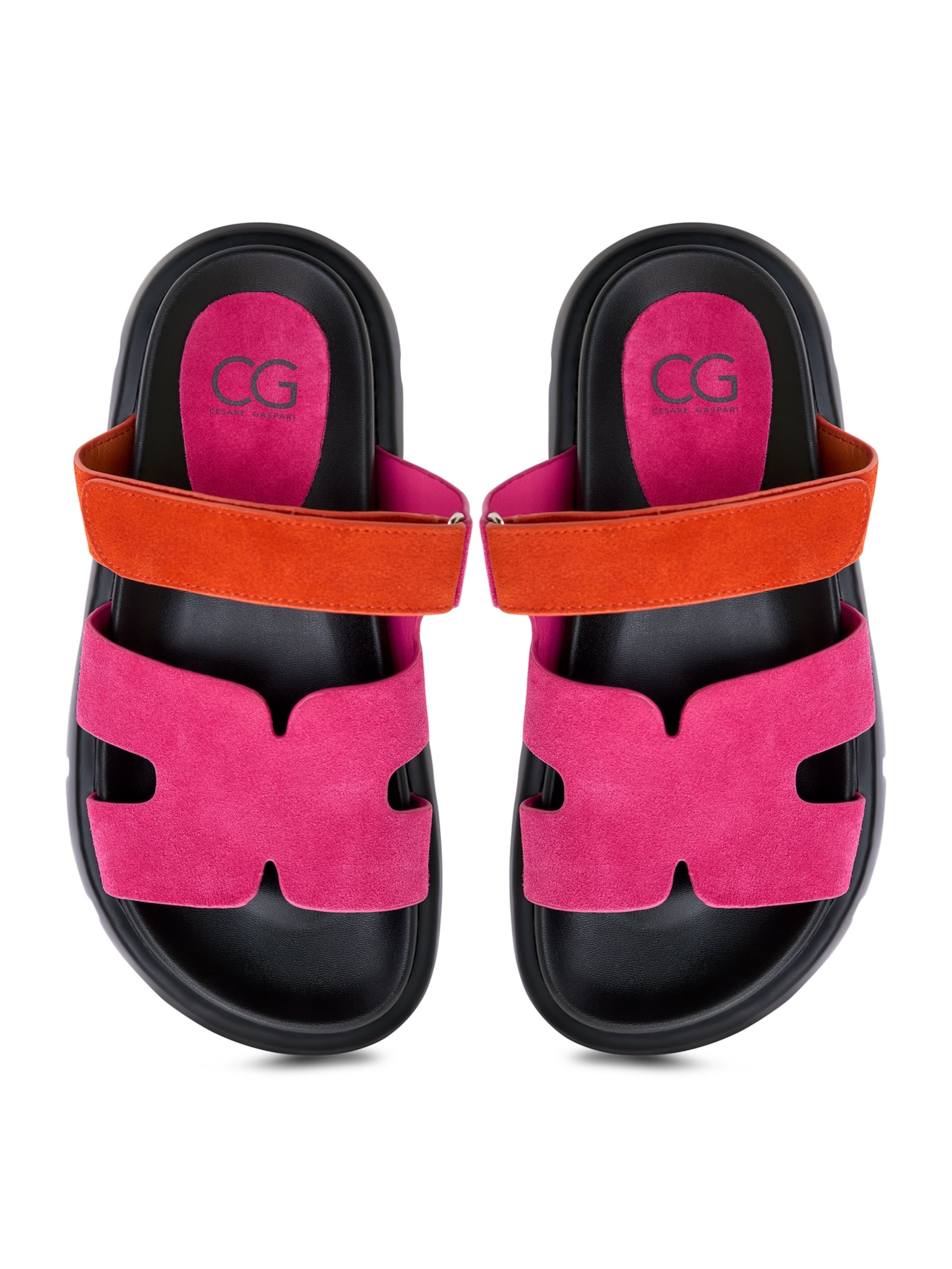 CESARE GASPARI Pantolette in Pink