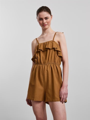 PIECES Jumpsuit 'Unna' in Brown: front