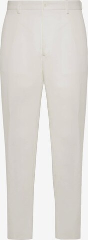 Regular Pantalon à plis Boggi Milano en blanc : devant