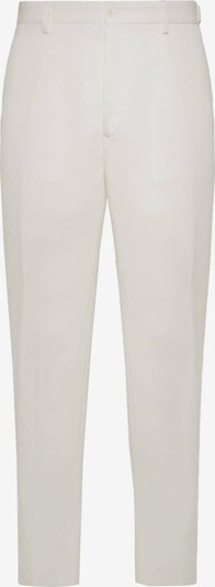 Pantaloni con piega frontale Boggi Milano di colore nero / bianco, Visualizzazione prodotti