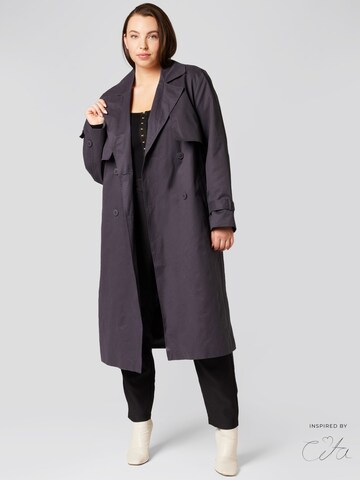 Manteau mi-saison Guido Maria Kretschmer Curvy en noir