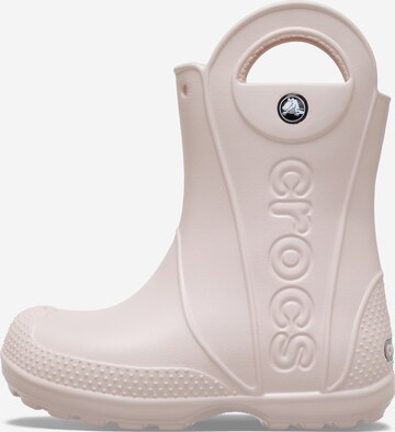 Crocs Regenlaarzen 'Handle It' in Wit: voorkant