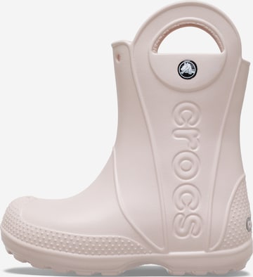 Bottes en caoutchouc 'Handle It' Crocs en blanc : devant