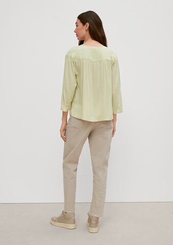 Camicia da donna di comma casual identity in verde