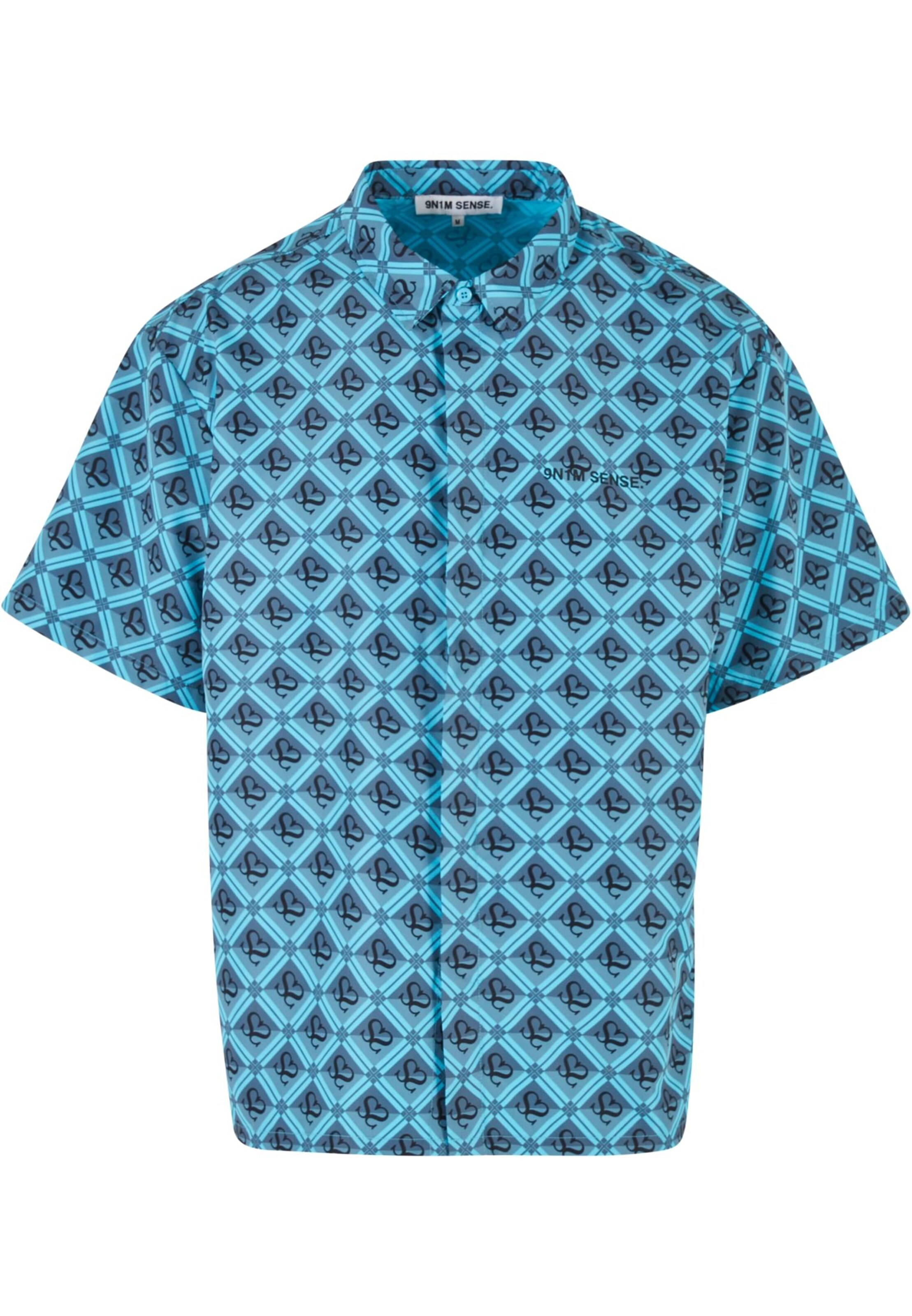 9N1M SENSE Košeľa - Modrá: predná strana