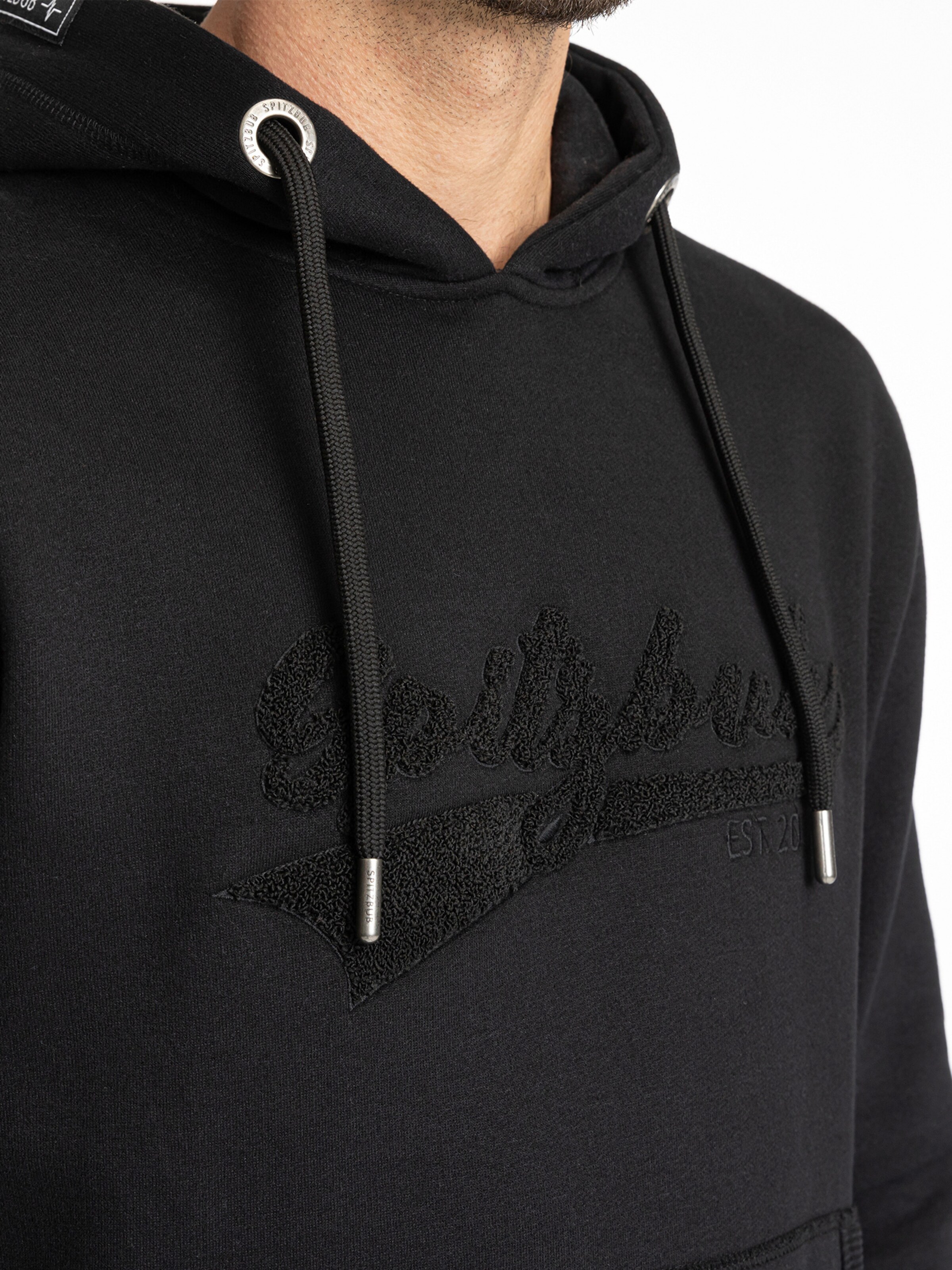 Sweat-shirt 'Manuel' SPITZBUB en noir