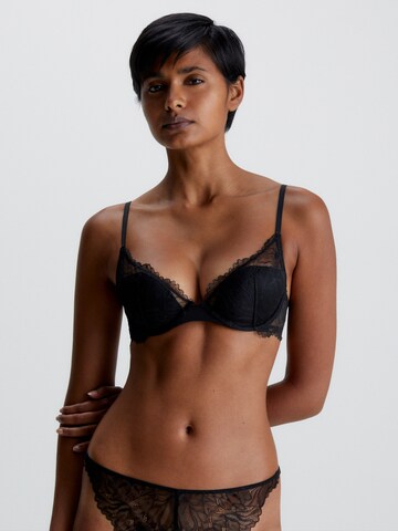 Calvin Klein Underwear T-shirt сутиен Сутиен в черно: отпред