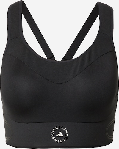 ADIDAS BY STELLA MCCARTNEY Sport-BH 'Truepace High Support' in schwarz / weiß, Produktansicht