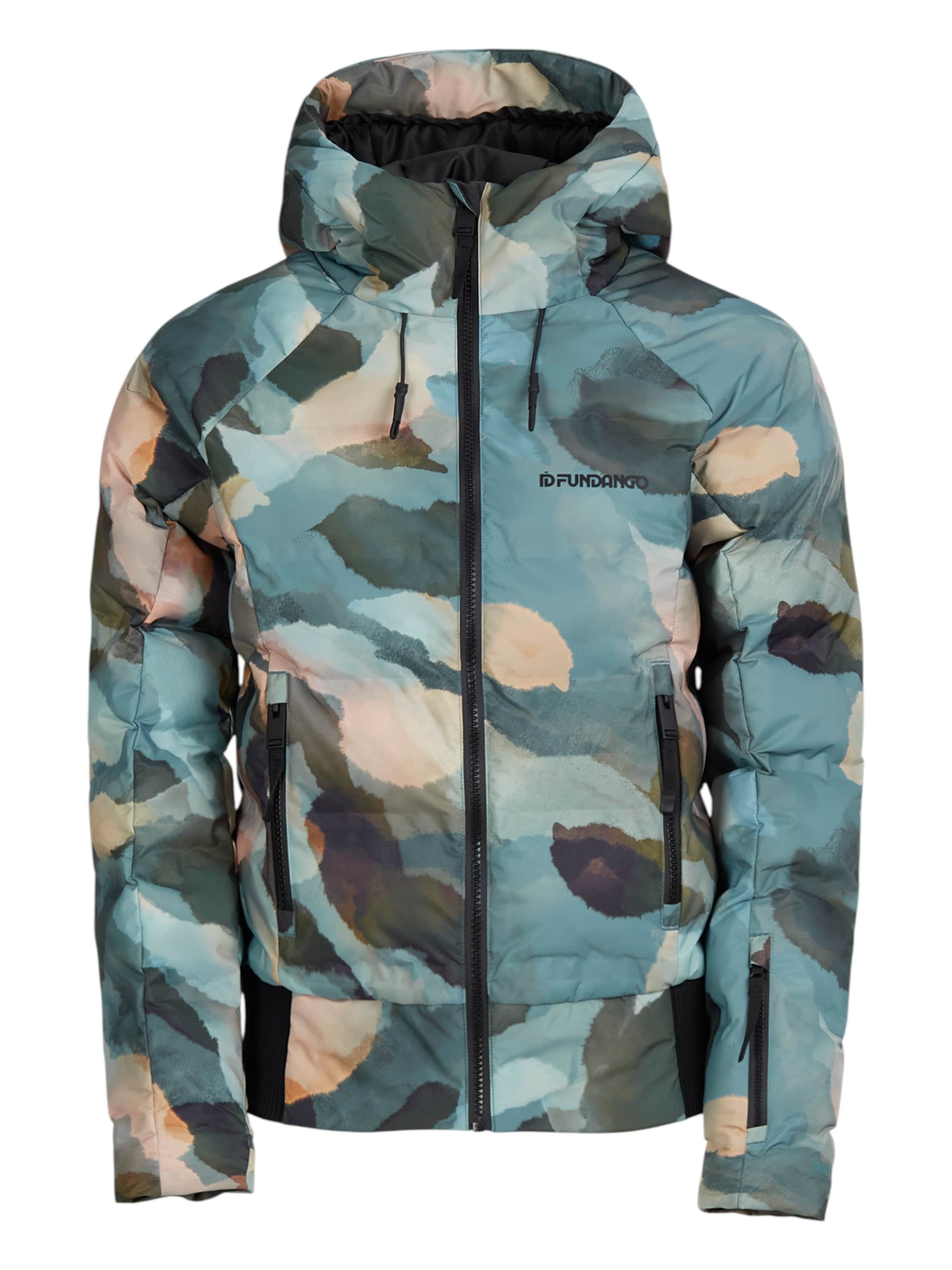 Fundango Outdoor jacket 'Zina Padded ' in Green: front