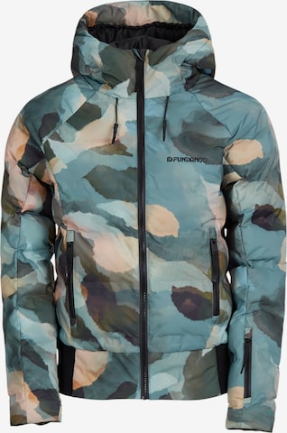 Fundango Winterjacke 'Zina Padded ' in Grün: Vorderseite