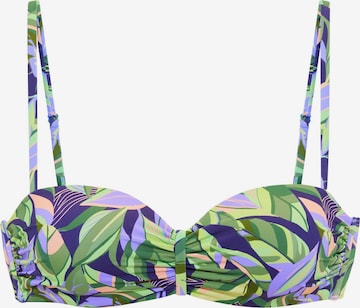 s.Oliver Bandeau Bikinitoppi värissä sininen: etupuoli