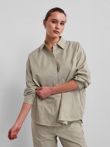 PIECES Blouse 'Filipa' in Green: front