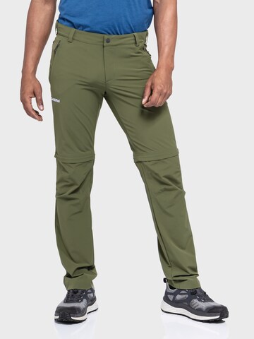 Coupe slim Pantalon outdoor 'Folkstone' Schöffel en vert : devant