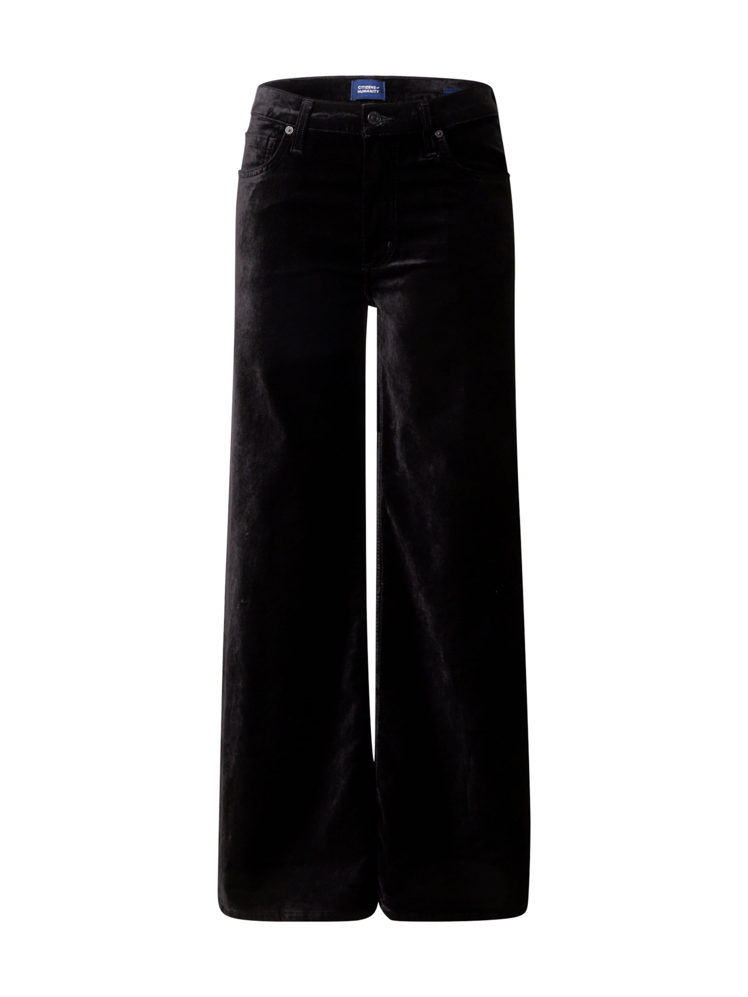 Citizens of Humanity Wide leg Jeans in Black: front