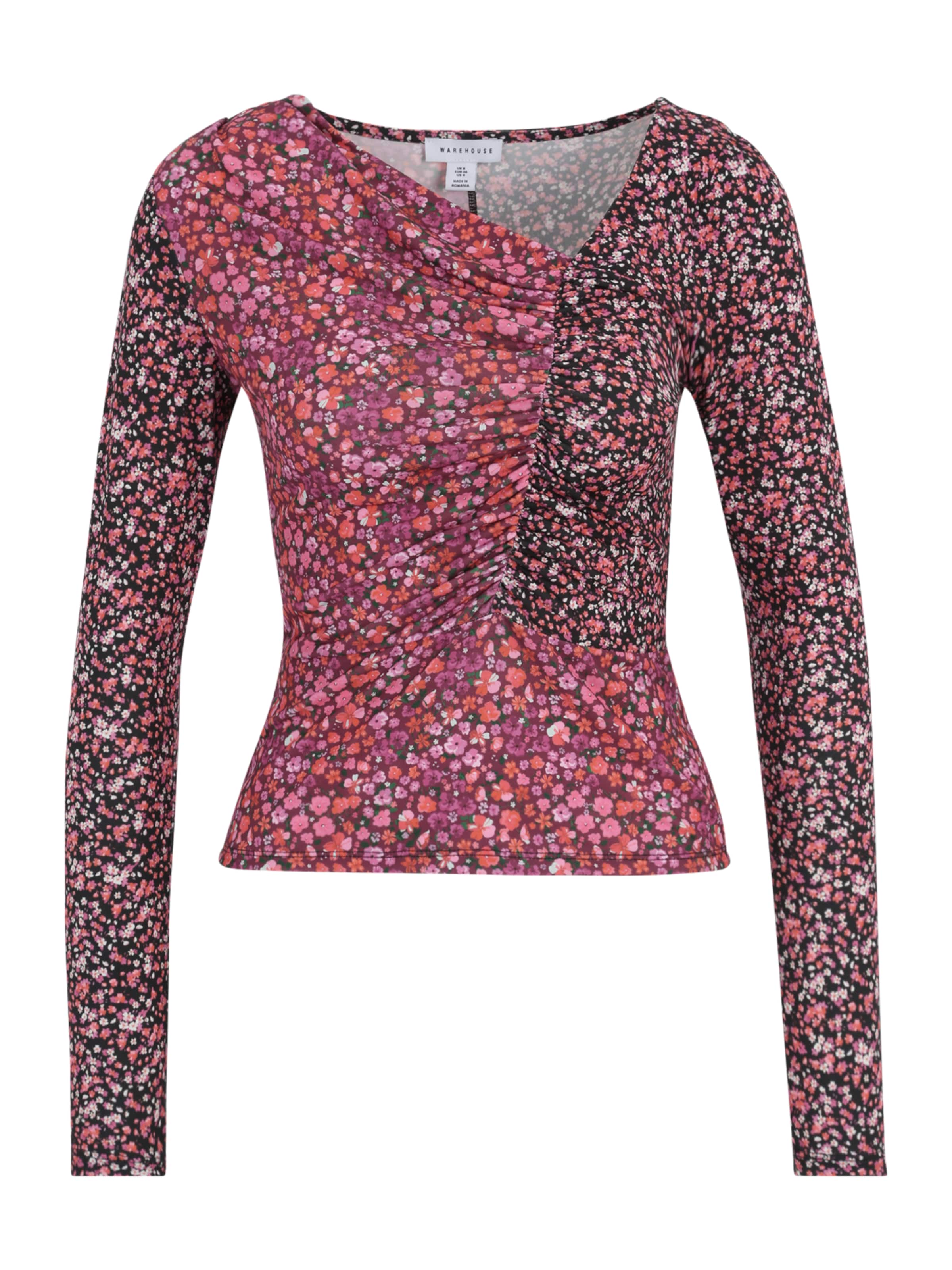 Warehouse Футболка в Ярко-розовый: спереди