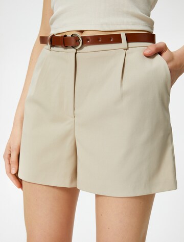 Koton Regular Pleat-front trousers in Beige