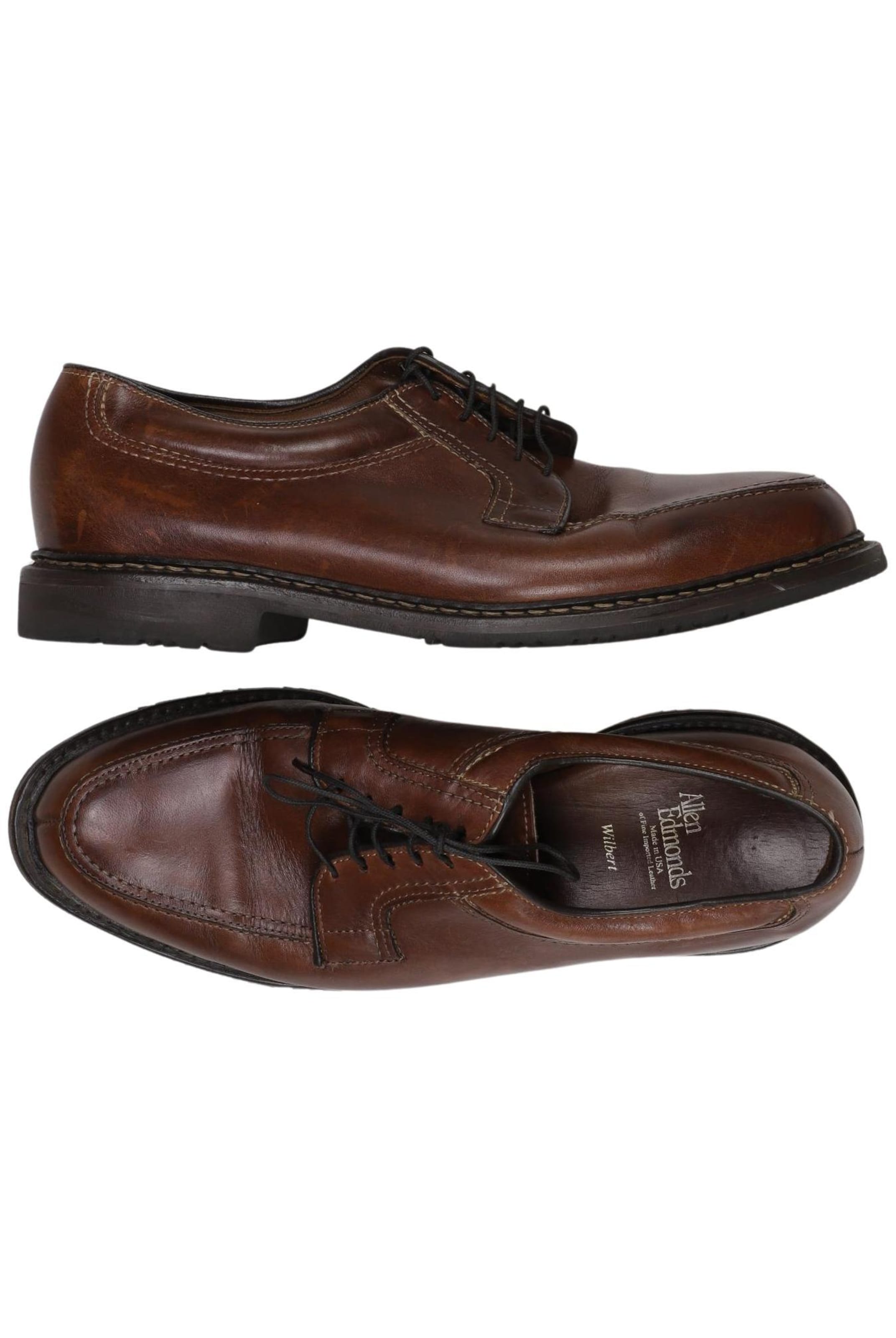 Allen Edmonds Flats & Loafers in 43 in Brown: front