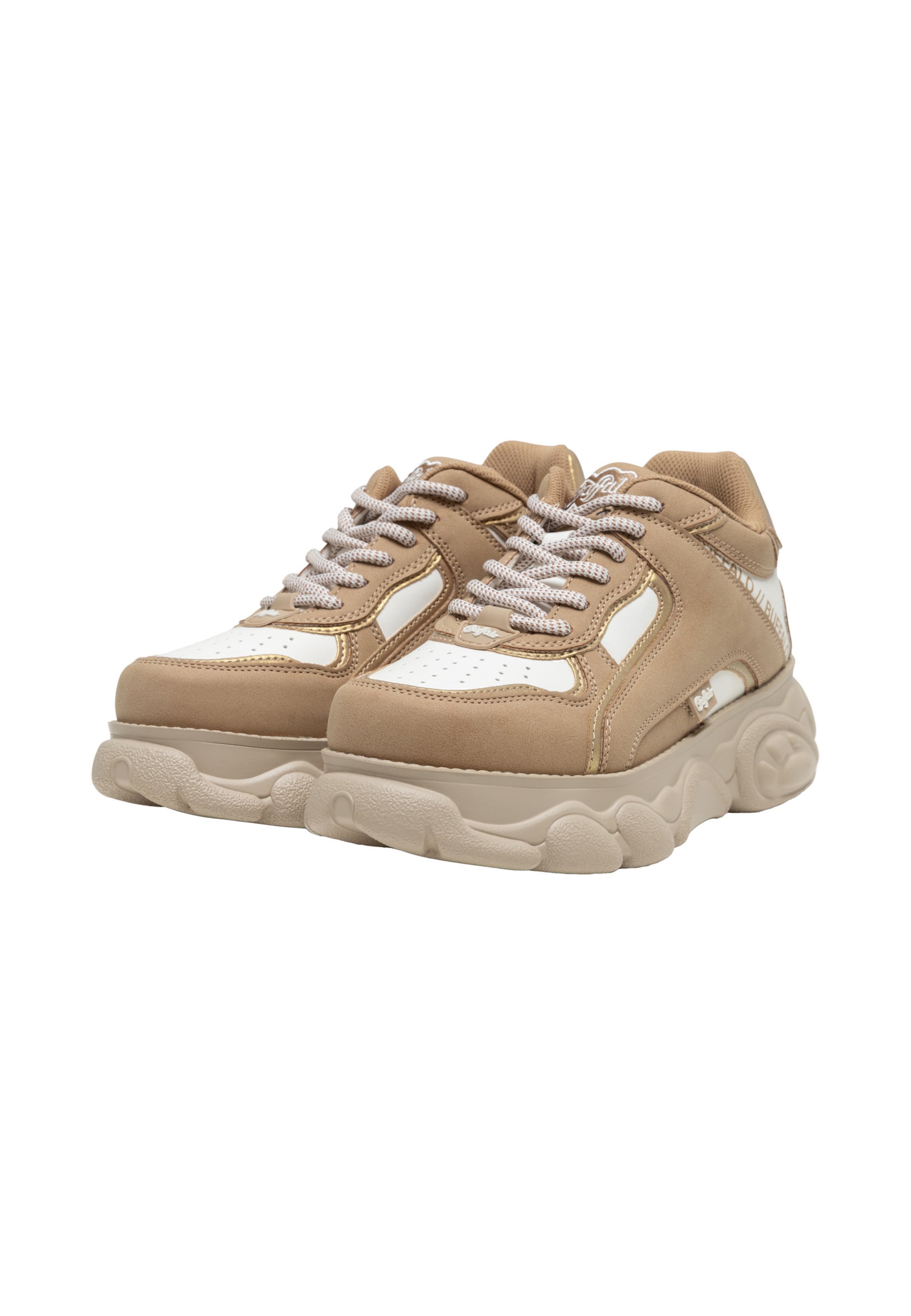 BUFFALO Sneakers laag 'Echo' in Beige