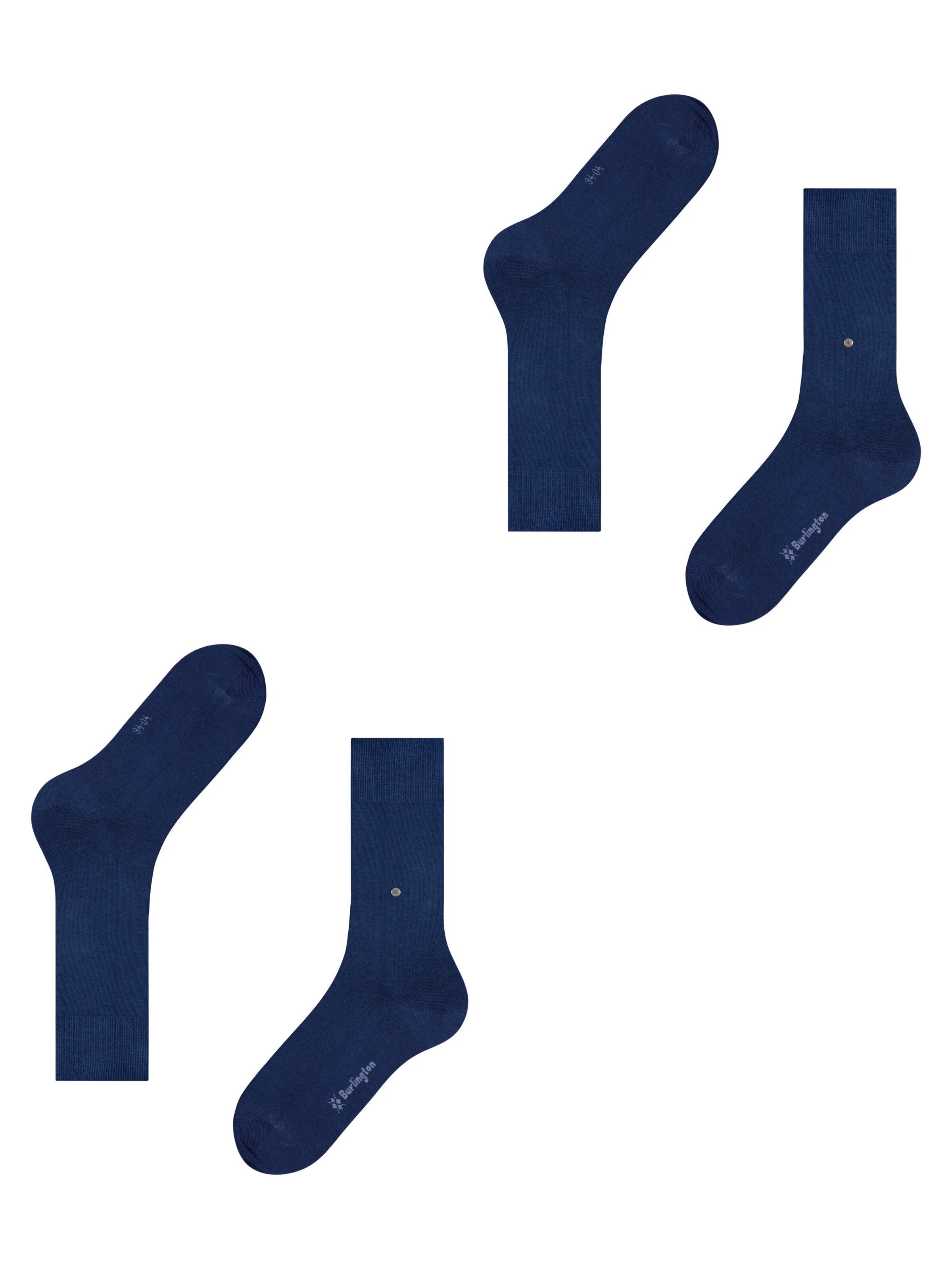 BURLINGTON Socks 'Everyday 2-Pack' in Blue