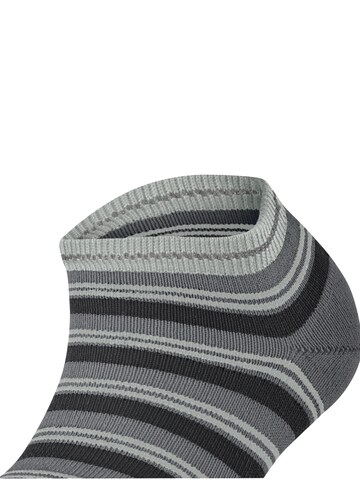 FALKE Füßlinge 'Smart Stripe'‌‌‌‌‌‌‌‌ in Schwarz