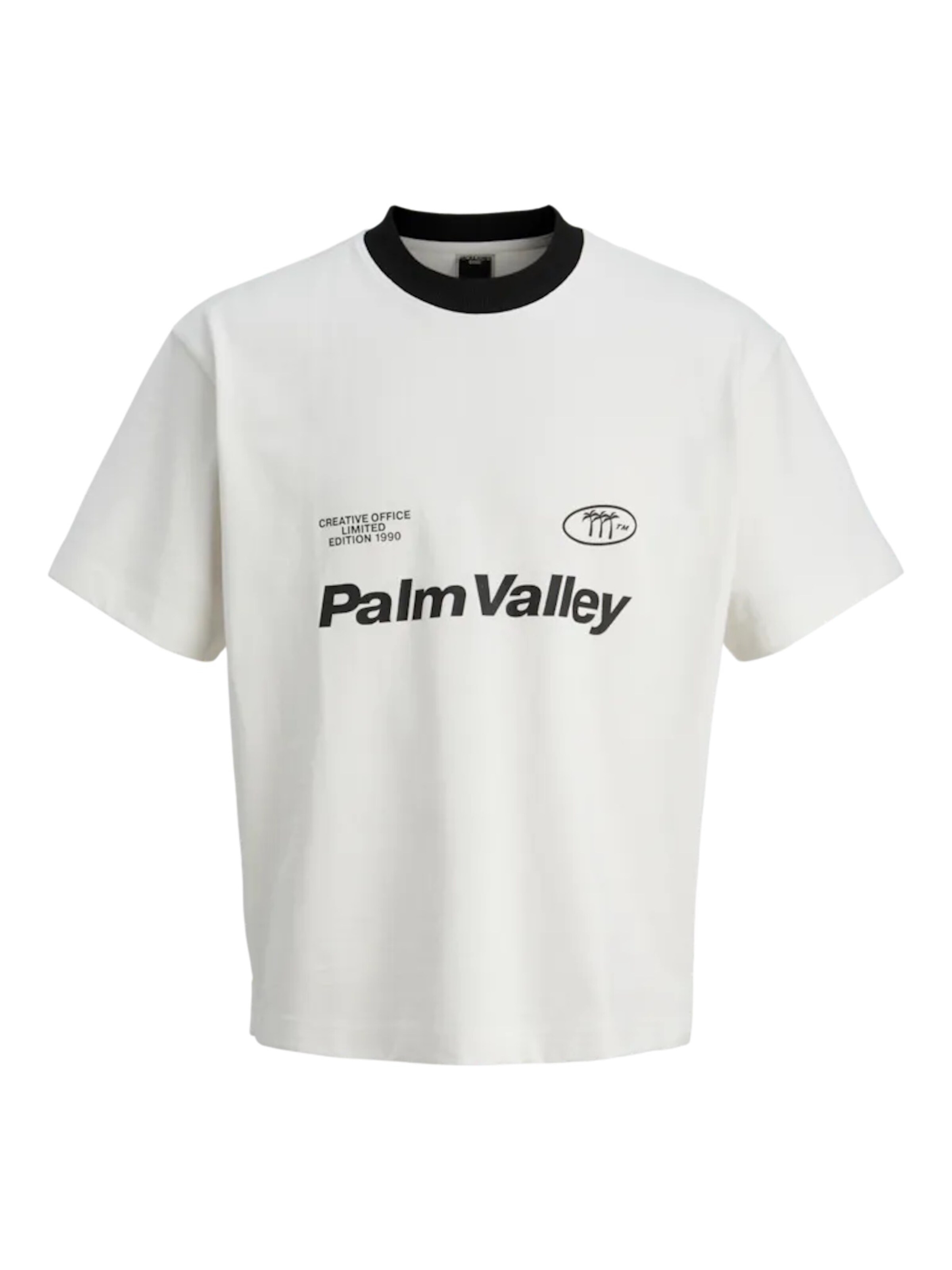 Jack & Jones Junior Shirt 'Retreat Contrast' in Wit: voorkant