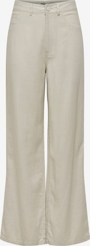 Only Petite - Pierna ancha Pantalón 'Hope' en beige: frente