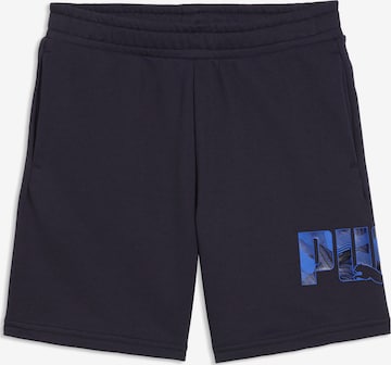 PUMA Regular Sporthose in Blau: Vorderseite