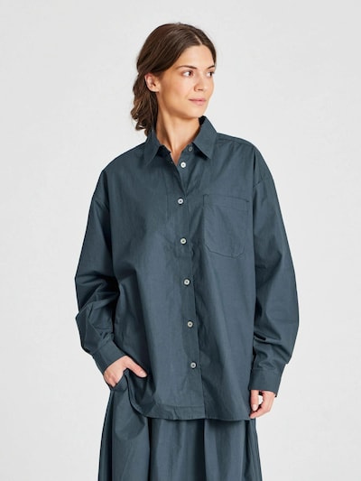 Tricou 'Astrid' pe L Gai+Lisva pe albastru denim, Vizualizare produs