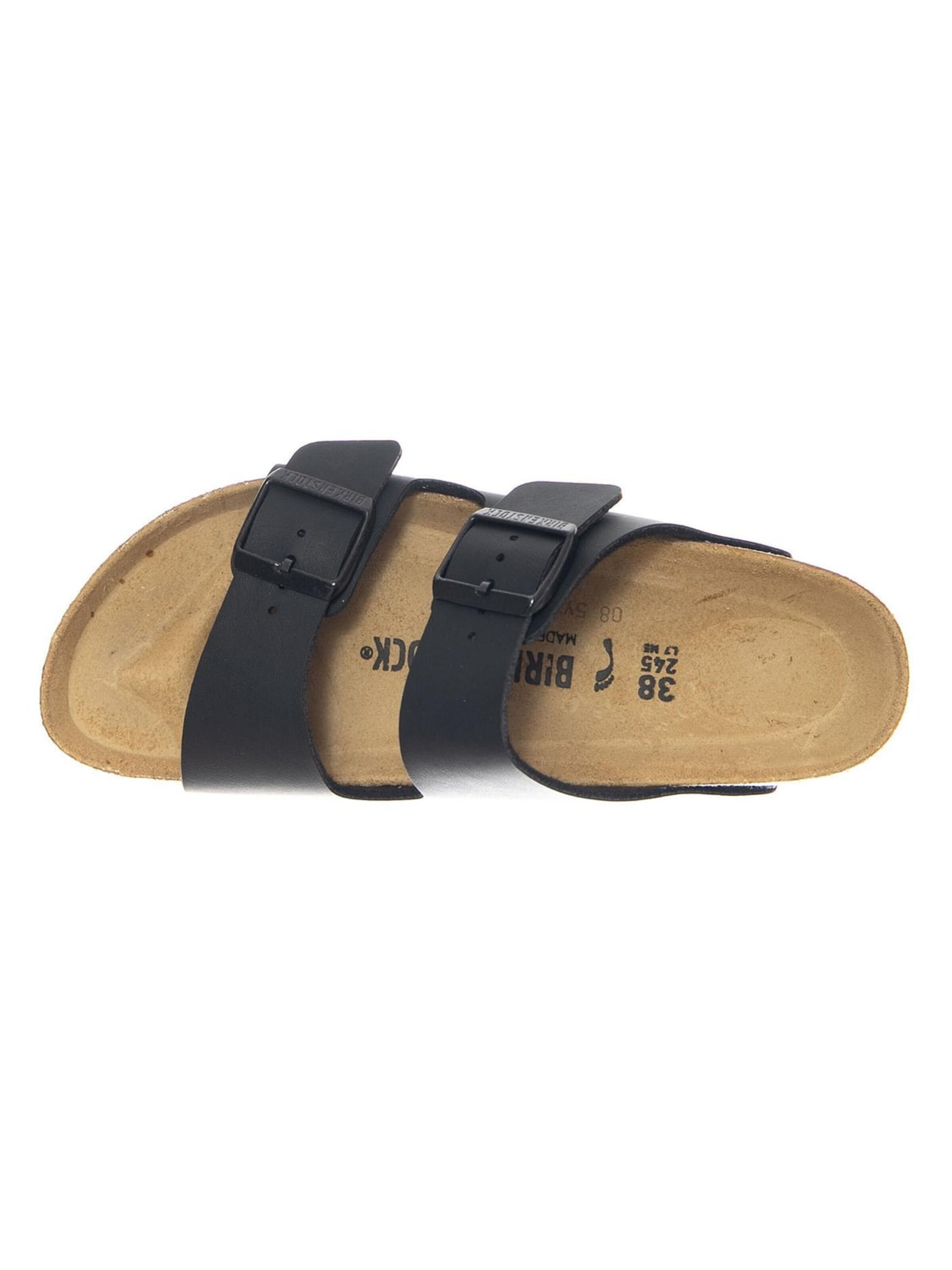 Sandales 'Arizona Birko Flor Narrow Fit Black' BIRKENSTOCK en noir