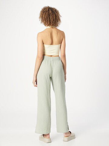 JDY Loose fit Trousers 'Theis' in Green