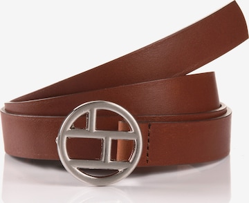 TOM TAILOR Belt 'LAYA' in Brown: front