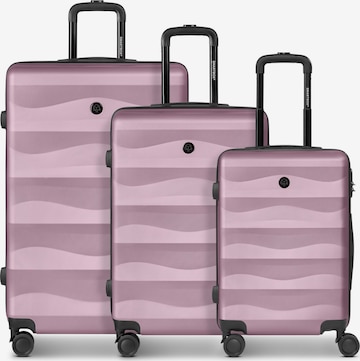 Ensemble de bagages 'Edition 03' Smartbox en violet : devant