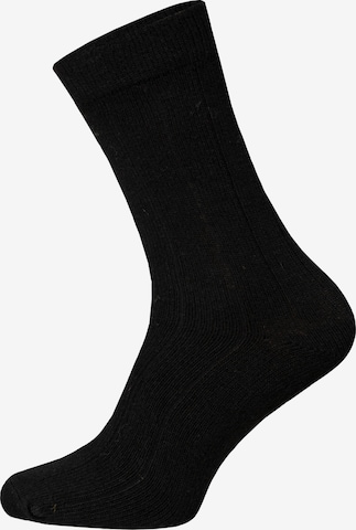 HomeOfSocks Socken 'HOS218' in Schwarz: Vorderseite