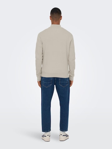 Only & Sons Pullover 'Phil' in Grau