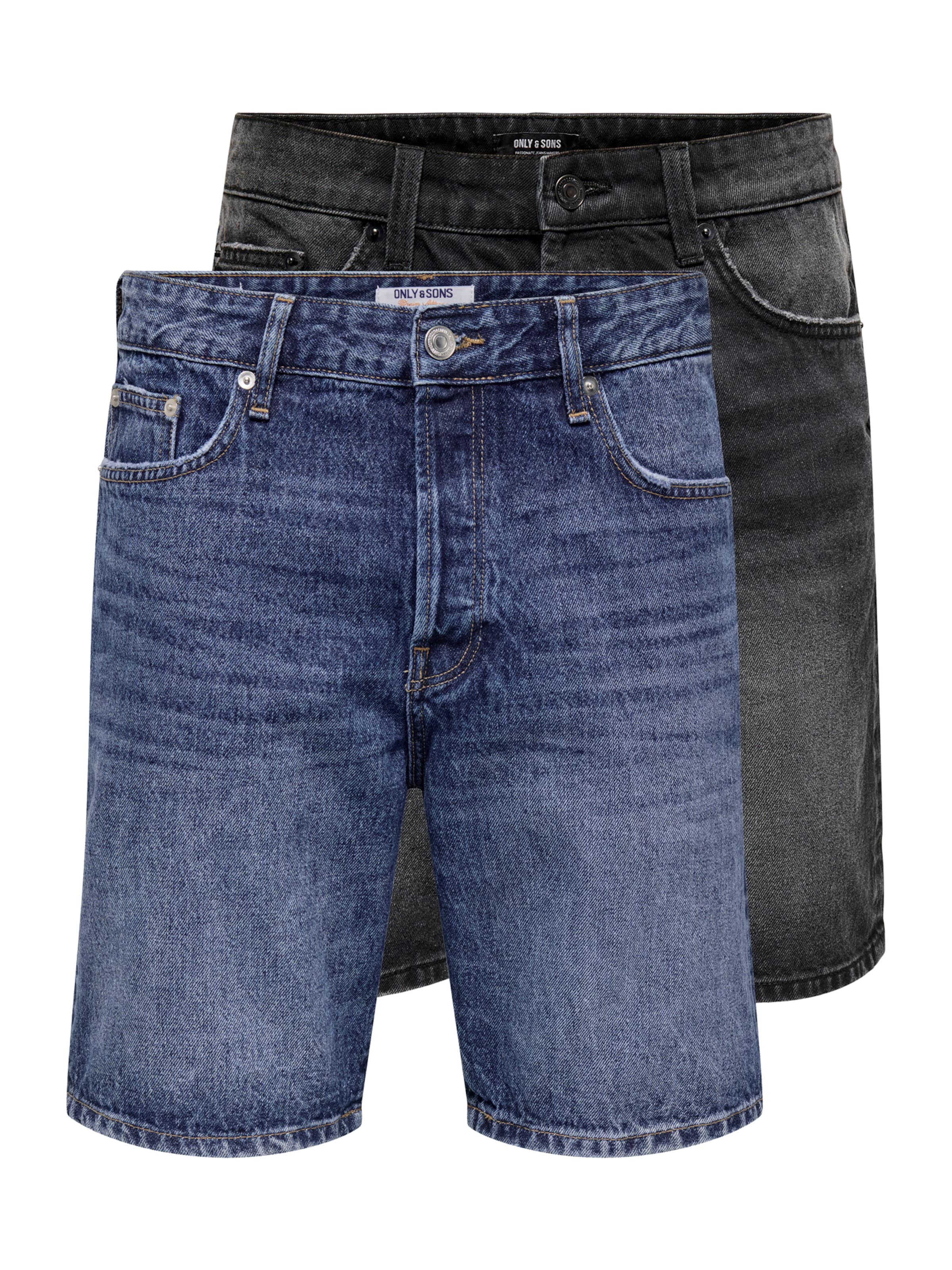 Only & Sons Calças de ganga 'ONSEDGE' em azul ganga / preto, Vista do artigo