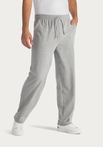KangaROOS Regular Pajama Pants in Grey: front