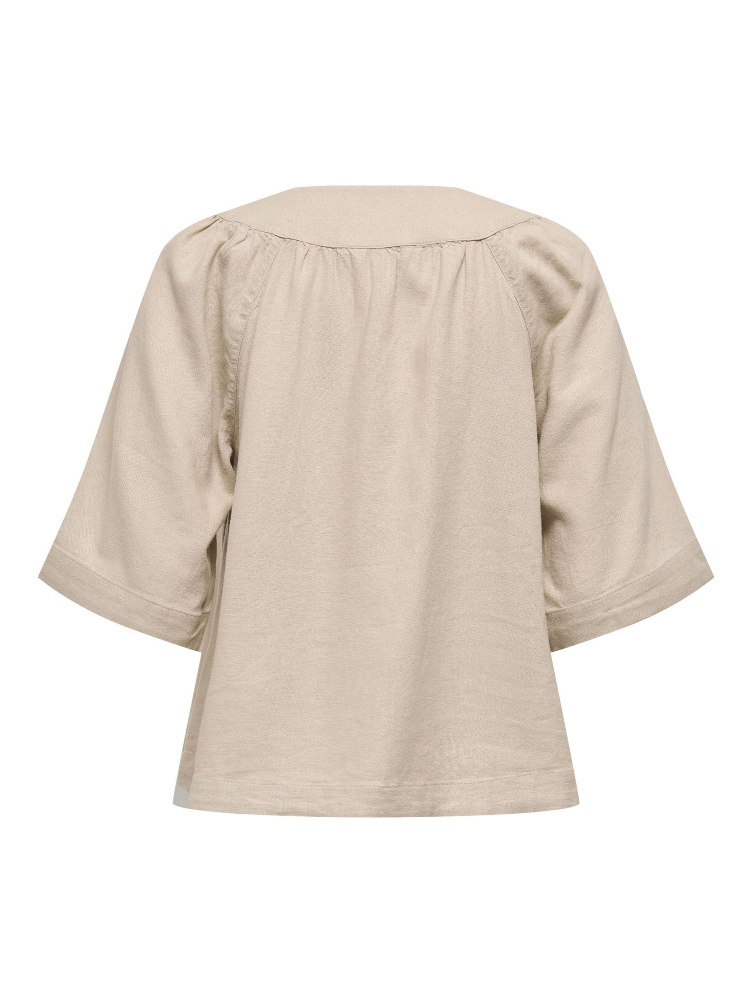 ONLY Bluse 'ONLCaro' i beige