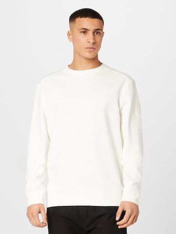 On Sweatshirt in White: front