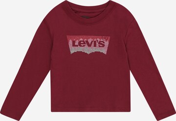 Levi's Kids Shirt 'MEET AND GREET' in Red: front