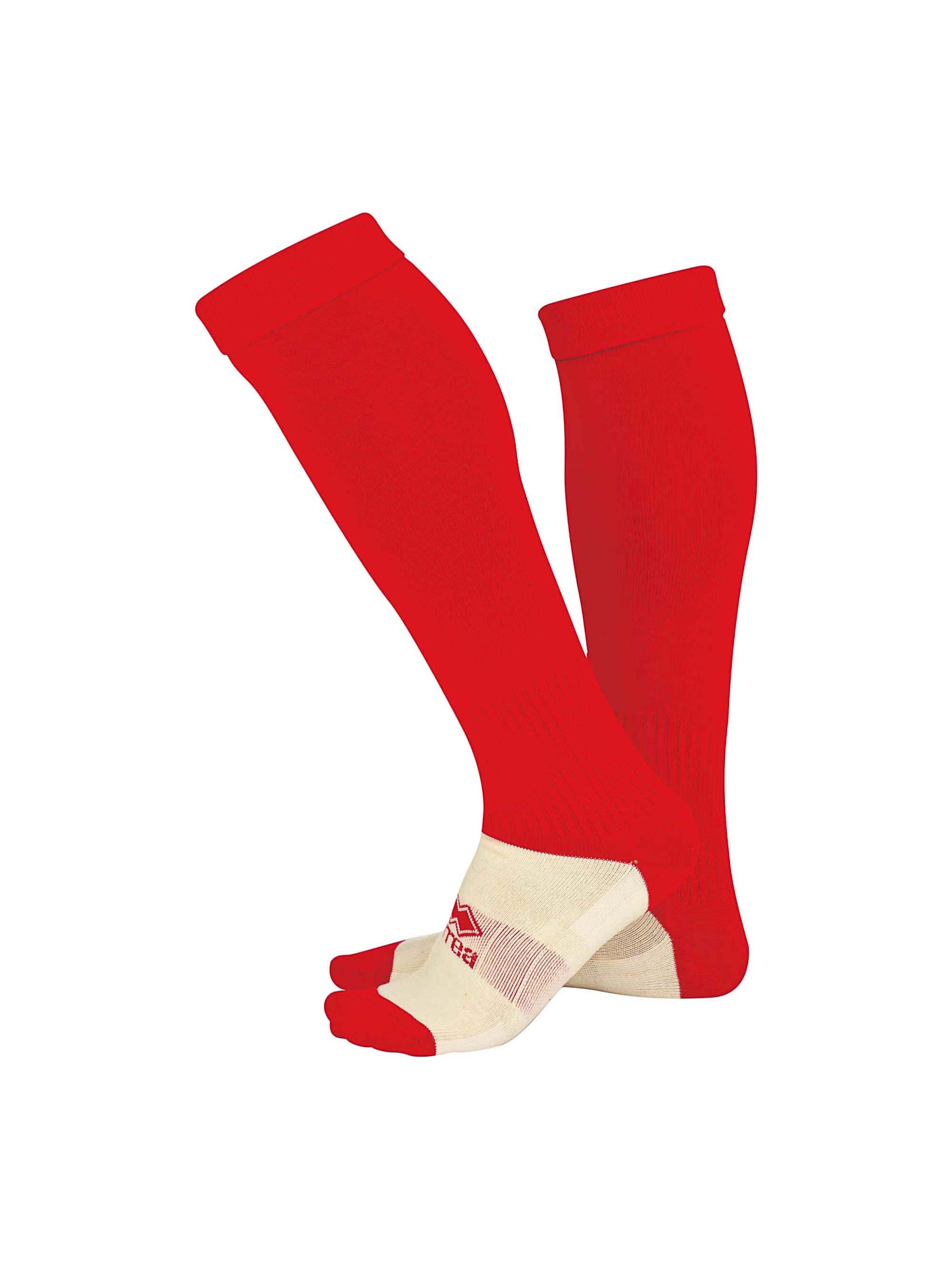Errea Sports socks in Red: front