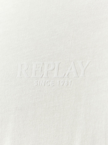 REPLAY Тениска в бяло