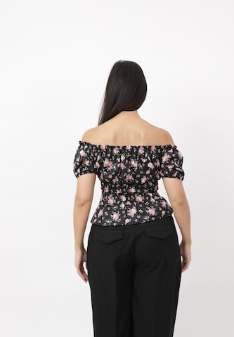 Elara Blouse in Zwart