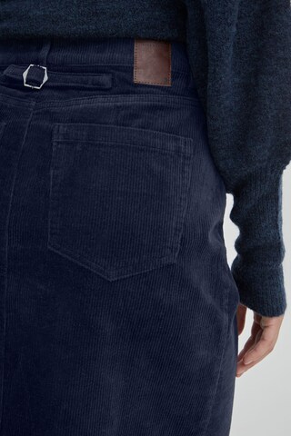 PULZ Jeans Rok 'SALLY' in Blauw