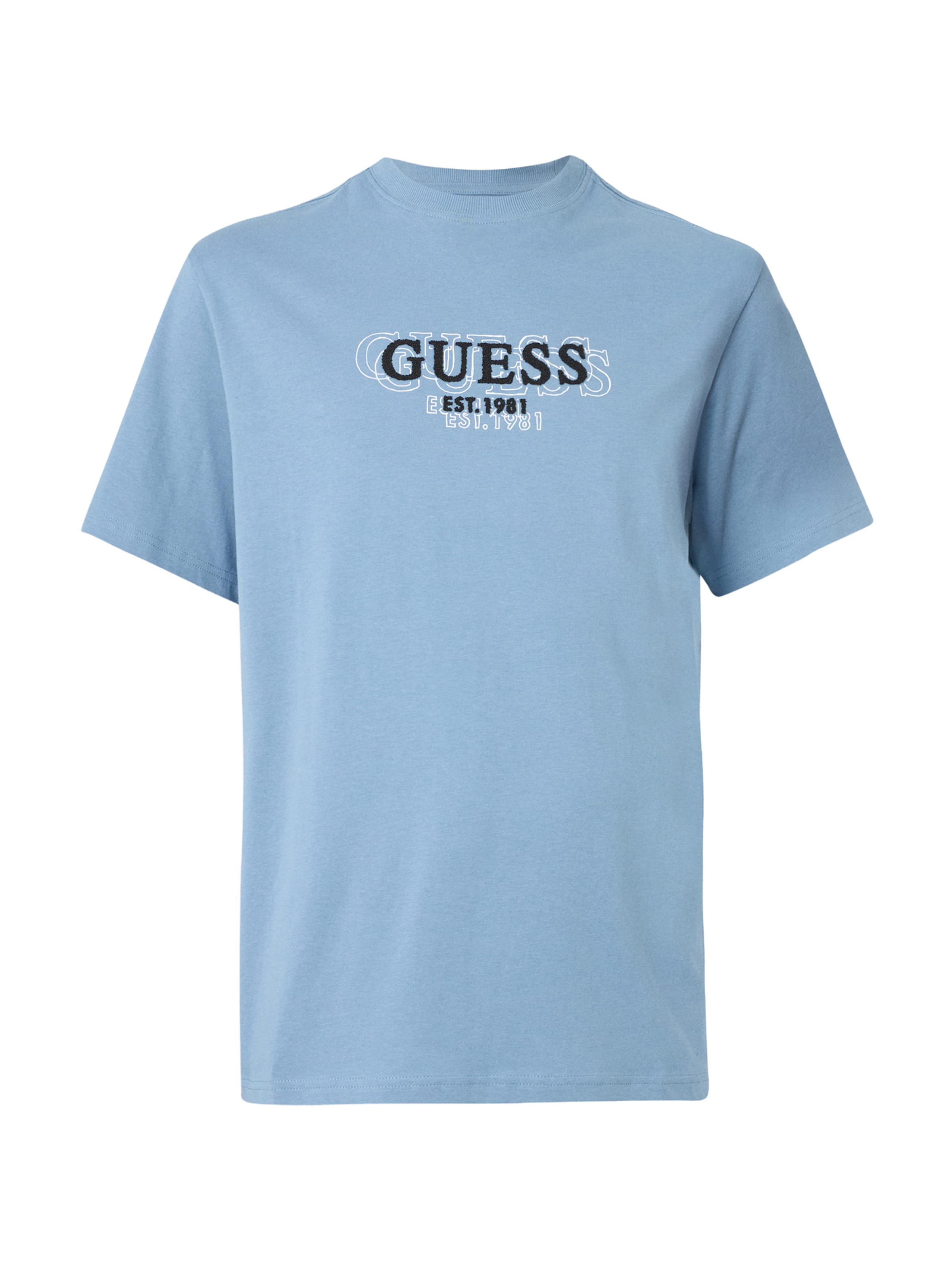 GUESS Футболка в Синий: спереди