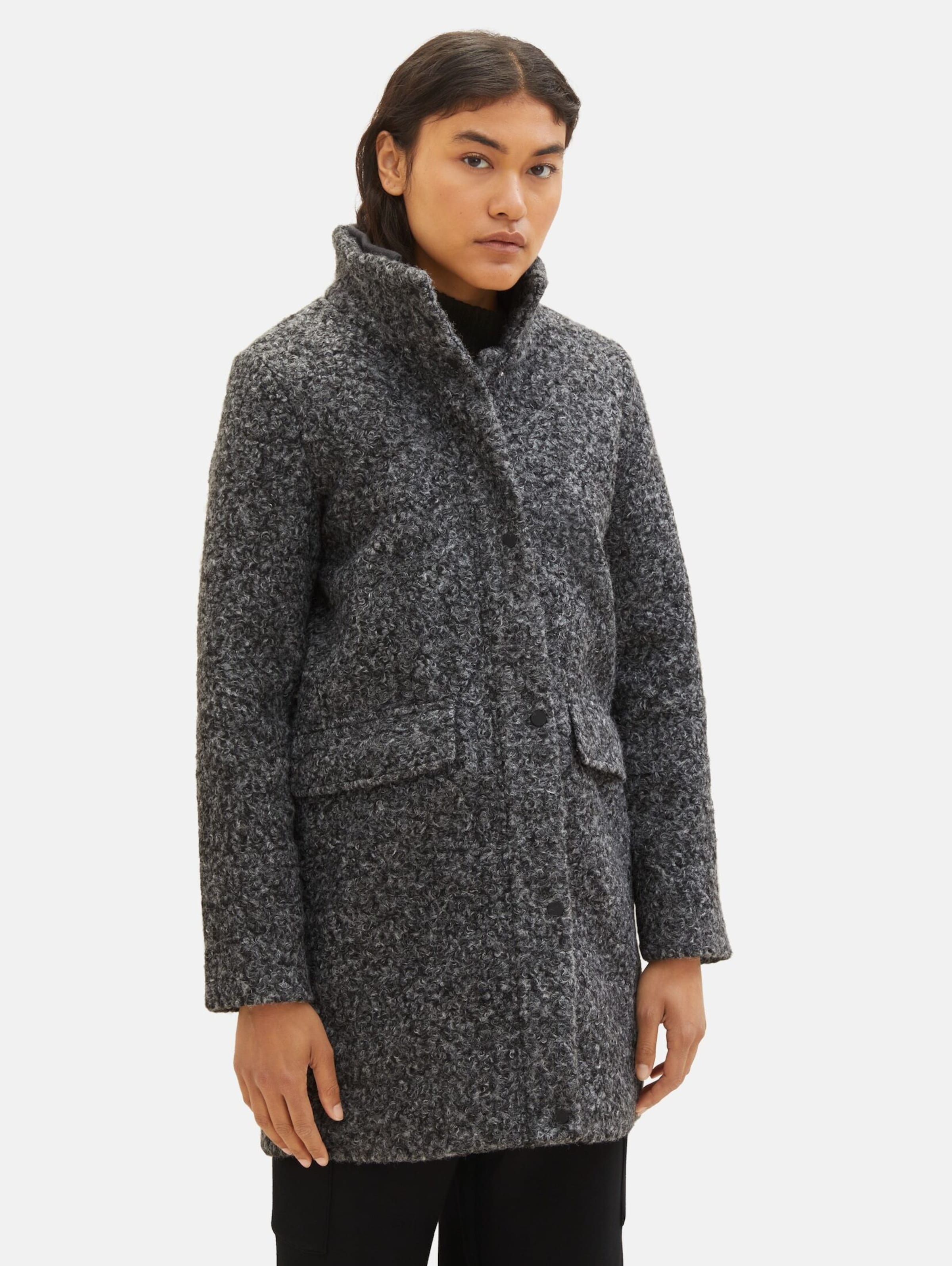 Tom tailor sale boucle wool coat