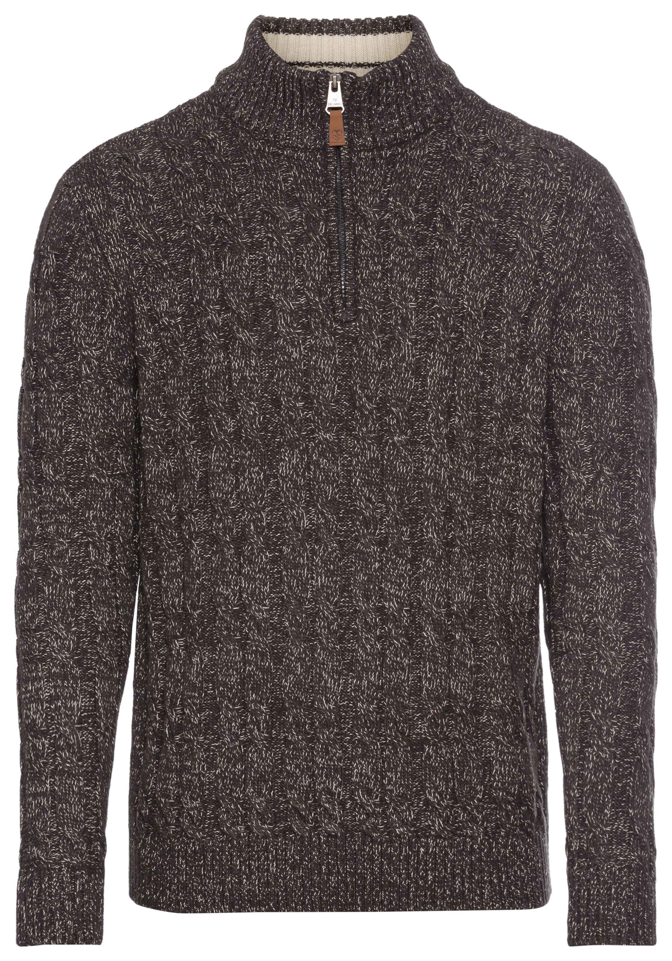 DELMAO Pullover in Grau: Vorderseite