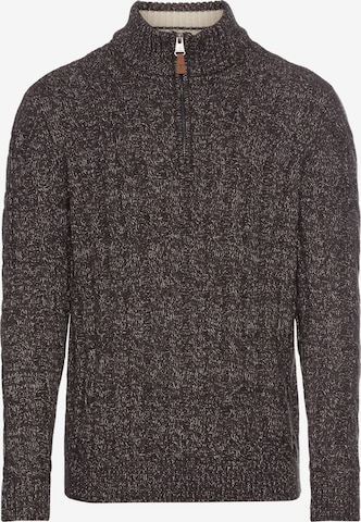 DELMAO Pullover in Grau: Vorderseite