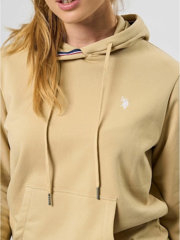 U.S. POLO ASSN. Sweatshirt 'Aba' in Beige